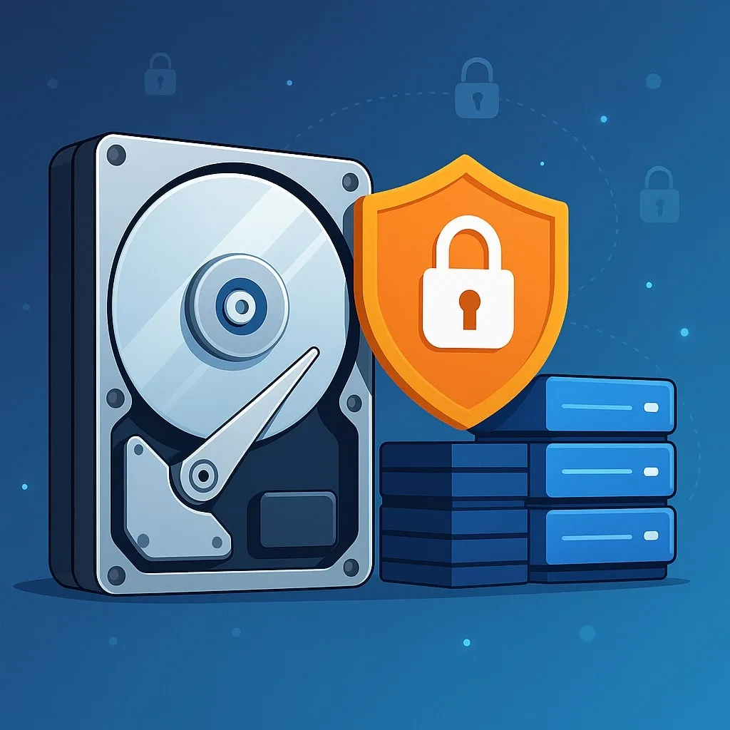 Chiffrement disque et stockage sécurisé