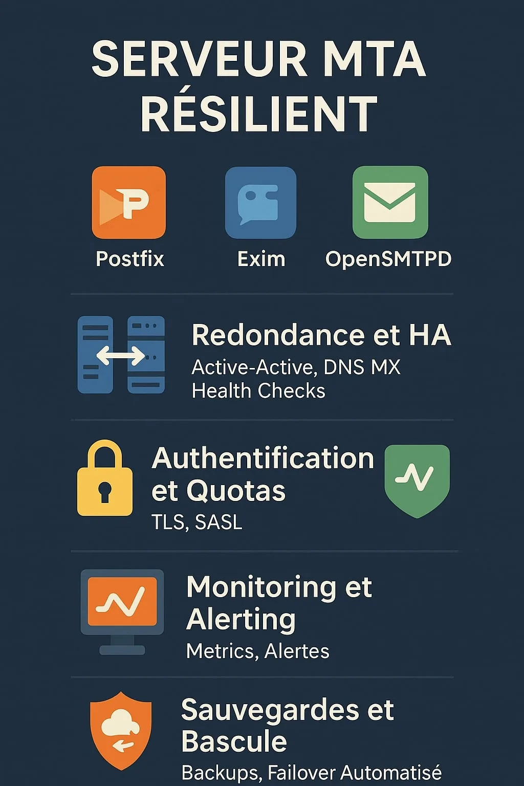 Serveur MTA résilient