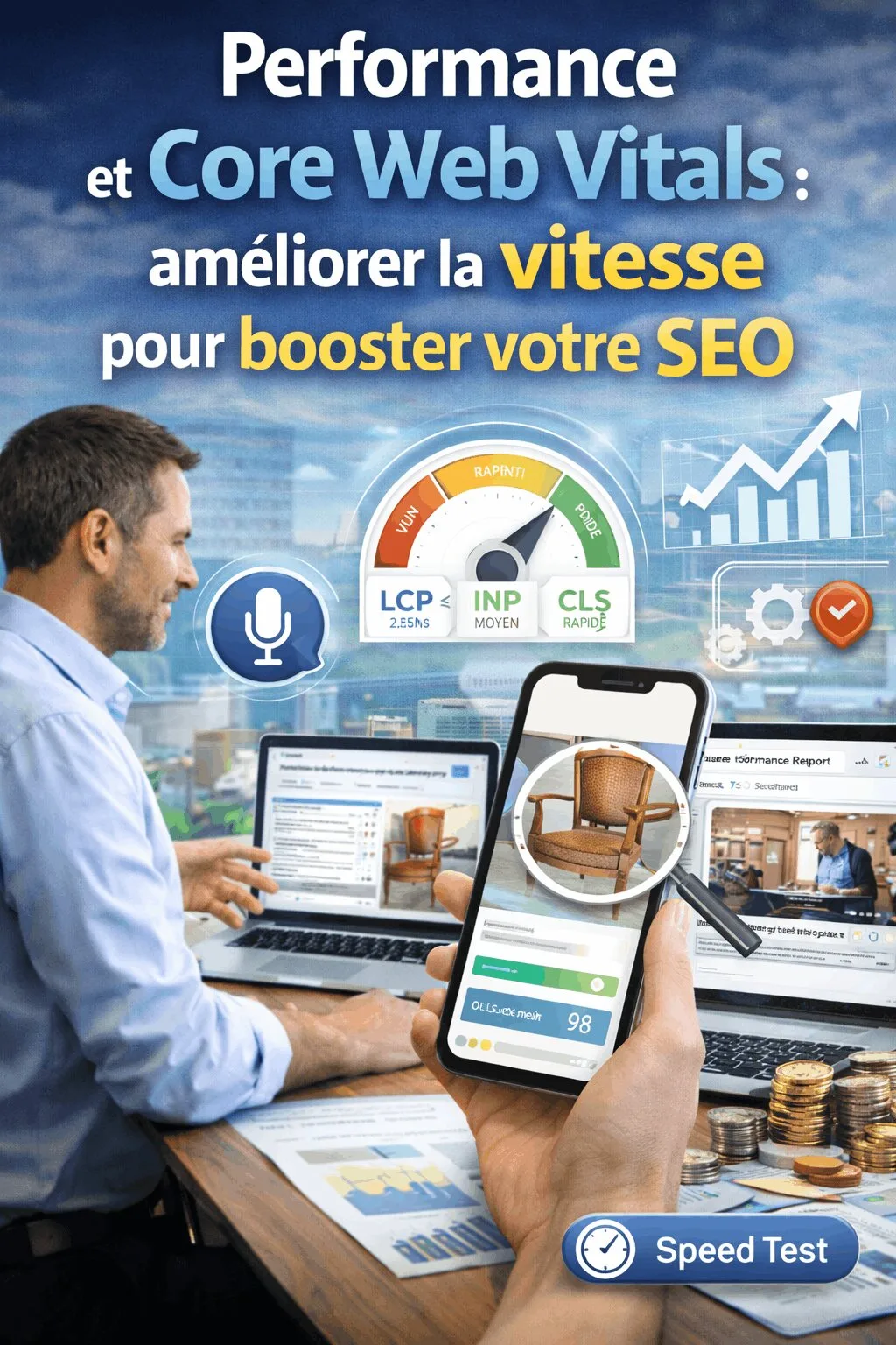 Performance et Core Web Vitals : améliorer la vitesse pour booster votre SEO