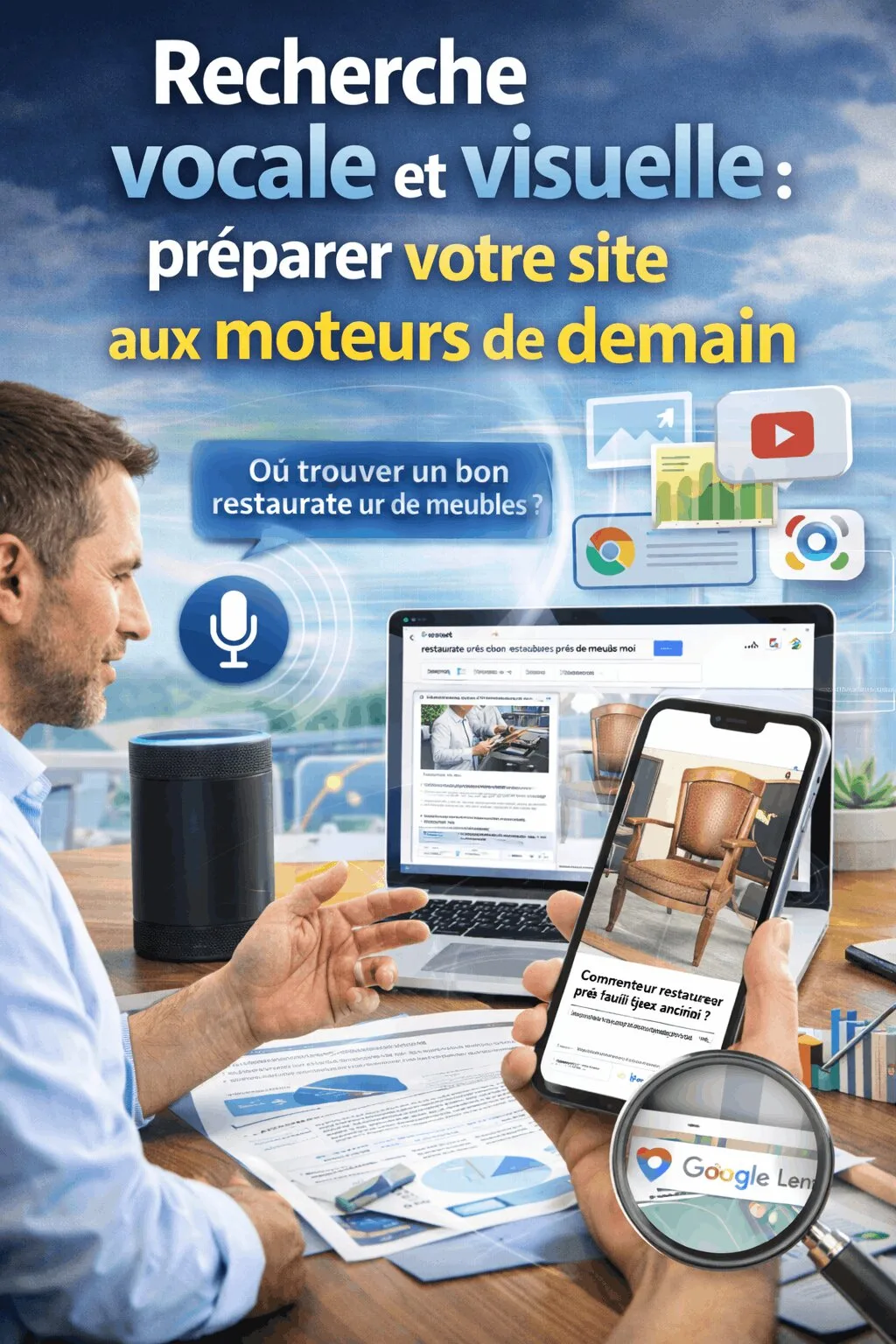 Recherche vocale et visuelle : préparer votre site aux moteurs de demain
