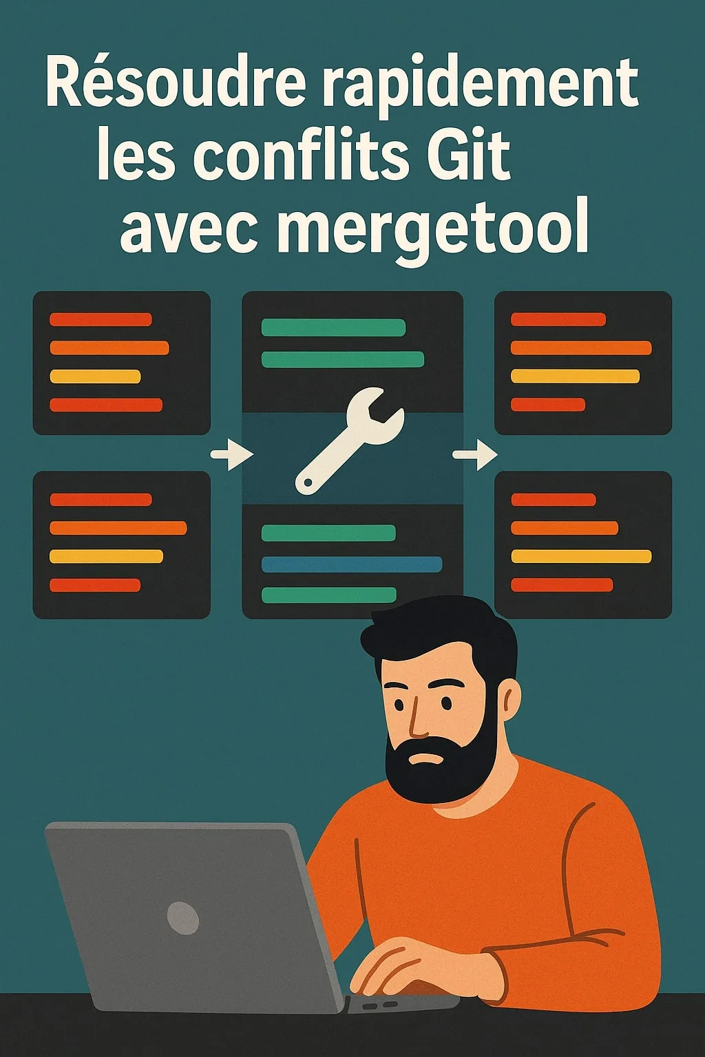 Exemple d’outil de merge visuel