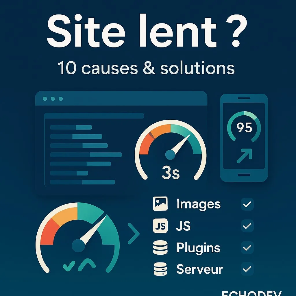 Site lent : diagnostic et solution